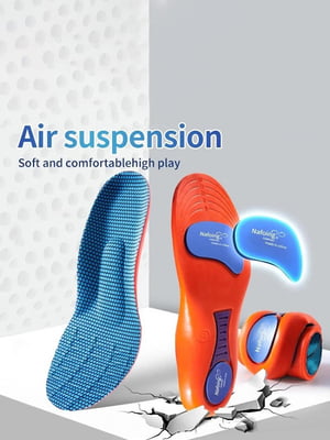 Спортивные стельки для обуви подошва с амортизацией дышащая подушка | 6713837