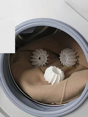Кульки для прання білизни, пуховиків, ковдри білі (10 шт) | 6713864