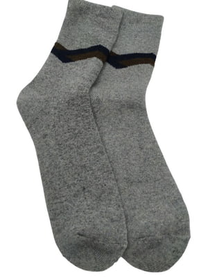 Шкарпетки теплі з собачою вовною "Real Warmth" сірі | 6714269