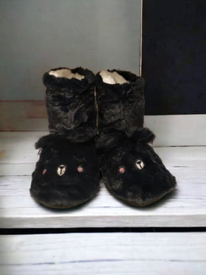 Хатні капці-чобітки Sleepy Rabbit чорні | 6714360