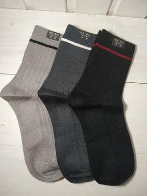 Набір шкарпеток «Тонка вовна» 3 пари | 6714501