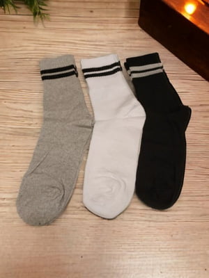 Набір шкарпеток “Two Lines” 3 пари | 6714509