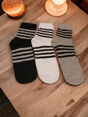 Набір шкарпеток “Four Lines” 3 пари | 6714518