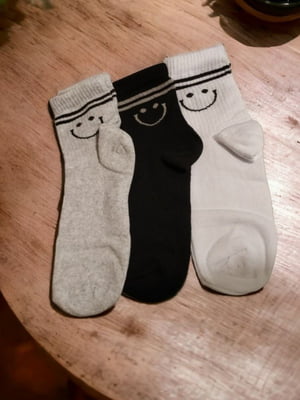 Набір шкарпеток «Smile» 3 пари | 6714576