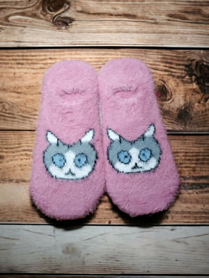 Шкарпетки сліди з кашеміром «Funny Cat» | 6714657