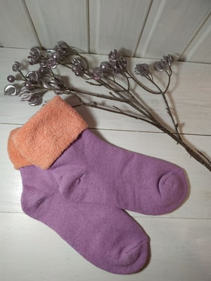 Шкарпетки «Ніжний затишок » фіолетові | 6714666