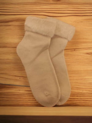 Термо шкарпетки «Winter Time» коричневі  | 6714705