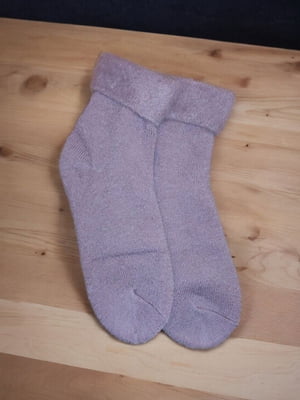 Термо шкарпетки «Winter Time» фіолетові  | 6714709