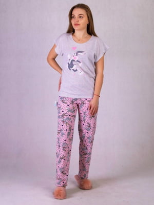 Піжама Funny Rabbit: футболка та штани | 6714840