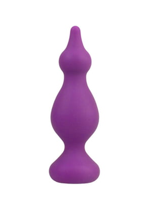 Анальна пробка Adrien Lastic Amuse Medium Purple (M) з двома переходами, макс. діаметр 3,6 см | 6715033