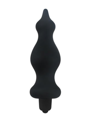 Анальна пробка з вібрацією Adrien Lastic Bullet Amuse Black, макс. діаметр 3,9 см | 6715036