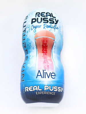 Недорогий мастурбатор-вагіна Alive Super Realistic Vagina | 6715096
