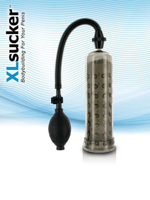 Вакуумна помпа XLsucker Penis Pump Black для члена довжиною до 18см, діаметр до 4 см | 6715123