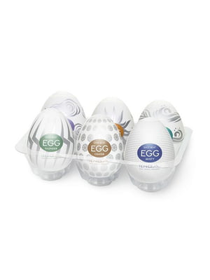 Набір мастурбаторів-яєць Tenga Egg Hard Boild Pack (6 яєць) | 6715134