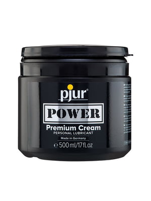 Густа змазка для фістингу та анального сексу pjur POWER Premium Cream 500 мл на гібридній основі | 6715399