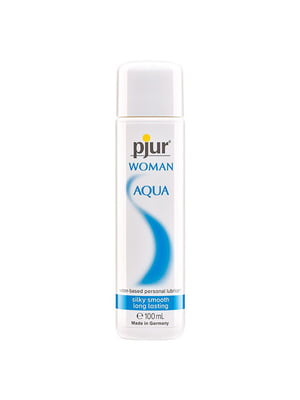 Лубрикант на водній основі pjur Woman Aqua 100 мл для інтенсивного ковзання, зволоження та догляд | 6715403