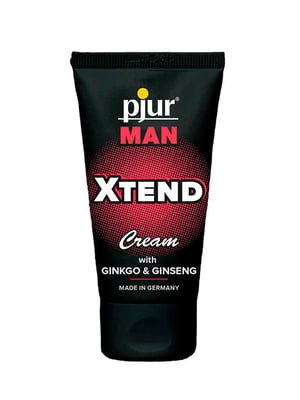 Крем для пеніса стимулювальний pjur MAN Xtend Cream 50 ml, з екстрактом гінкго та женьшеню | 6715453