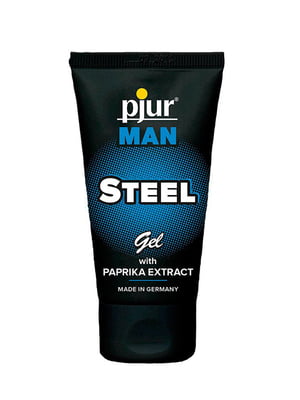 Гель для пеніса стимулювальний pjur MAN Steel Gel 50 ml з екстрактом паприки та ментолом | 6715454