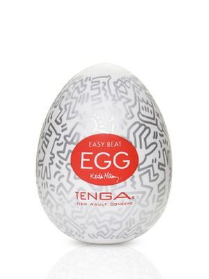 Мастурбатор-яйце Tenga Keith Haring Egg Party | 6715859