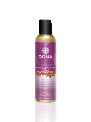 Масажна олія DONA Massage Oil SASSY – TROPICAL TEASE (110 мл) з феромонами та афродизіаками | 6715896