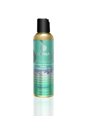 Масажна олія DONA Massage Oil NAUGHTY – SINFUL SPRING (110 мл) з феромонами та афродизіаками | 6715897
