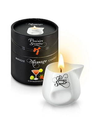 Масажна свічка Plaisirs Secrets Cosmopolitan (80 мл) подарункова упаковка, керамічний посуд | 6715966