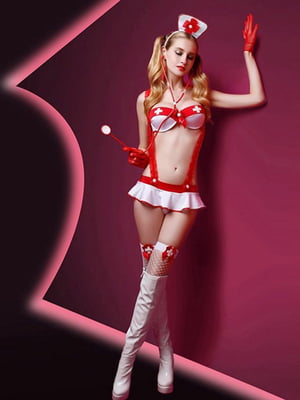 Еротичний костюм медсестри "Пустотлива Єва" One Size | 6716169