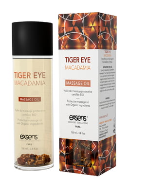 Масажна олія EXSENS Tiger Eye Macadamia (захист з тигровим оком) 100мл, натуральна | 6716264