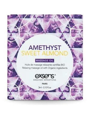 Пробник масажної олії EXSENS Amethyst Sweet Almond 3мл | 6716268