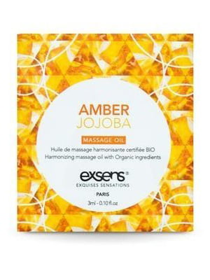 Пробник масажної олії EXSENS Amber Jojoba 3мл | 6716269