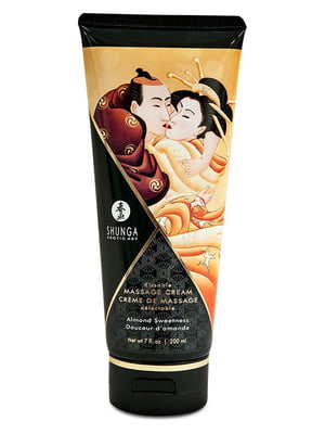 Съедобный массажный крем Shunga Kissable Massage Cream - Almond Sweetness (200 мл) | 6716355