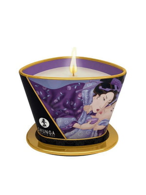Масажна свічка Shunga Massage Candle – Exotic Fruits (170 мл) з афродизіаками | 6716358