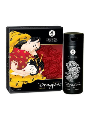 Стимулювальний крем для пар Shunga SHUNGA Dragon Cream (60 мл), ефект тепло-холод та поколювання | 6716368