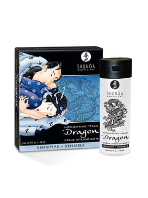 Стимулювальний крем для пар Shunga SHUNGA Dragon Cream SENSITIVE (60 мл) ніжніший ефект | 6716369
