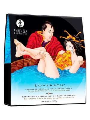 Гель для ванни Shunga LOVEBATH – Ocean temptations 650 г, робить воду ароматним желе зі SPA ефектом | 6716388