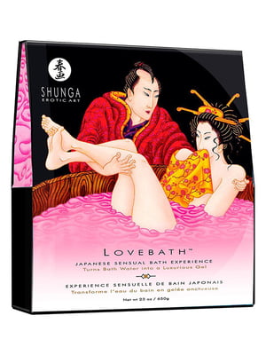Гель для ванни Shunga LOVEBATH – Dragon Fruit 650 г, робить воду ароматним желе зі SPA ефектом | 6716389