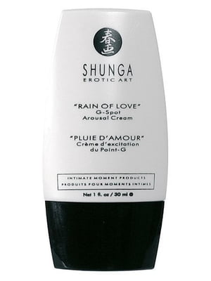Крем для стимуляции точки G Shunga RAIN OF LOVE (30 мл), разогревающий, накопительный эффект | 6716395