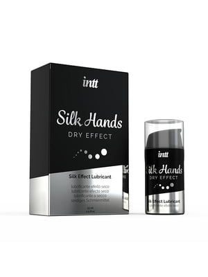 Ультрагуста силіконова змазка Intt Silk Hands (15 мл) з матовим ефектом, шовковистий ефект | 6716608
