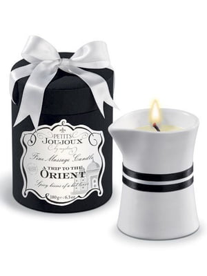 Масажна свічка Petits Joujoux - Orient - Pomegranate and White Pepper (190 г) розкішна упаковка | 6716763