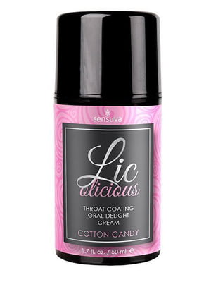 Гель для мінету Sensuva Lic-o-licious Cotton Candy (50 мл), оліїстий, без цукру | 6716808