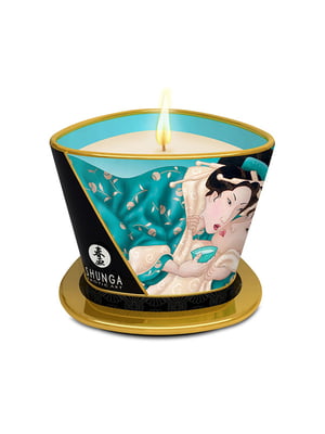 Масажна свічка Shunga Massage Candle – Island Blossoms (170 мл) з афродизіаками | 6716898