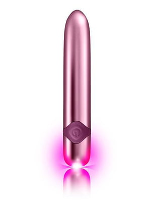 Мощный вибратор Rocks Off Havana Lilac с цветной LED-подсветкой | 6716920