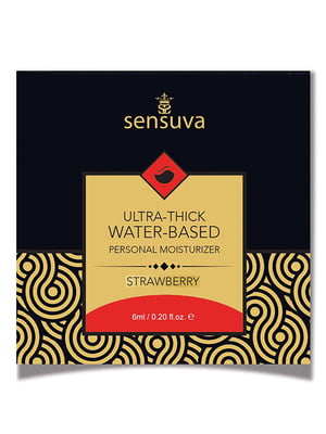 Пробник Sensuva - Ultra–Thick Water-Based Strawberry (6 мл) | 6716936