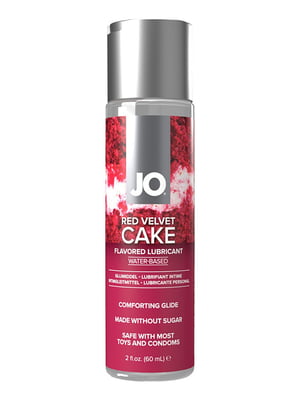 Змазка на водній основі System JO Red Velvet Cake (60 мл), без цукру, рослинний гліцерин | 6716940