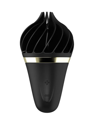 Мороженка спінатор Satisfyer Lay-On - Sweet Treat Black/Gold, 10 режимів роботи, водонепроникна | 6717079