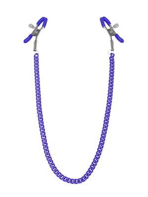 Затискачі для сосків з ланцюжком Feral Feelings - Nipple clamps Classic, фіолетовий | 6717281