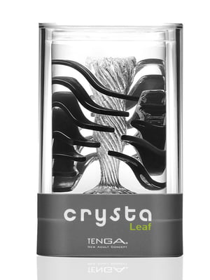Мастурбатор Tenga Crysta Leaf, унікальний рельєф, стимулювальні пелюстки, прозорий матеріал | 6717295