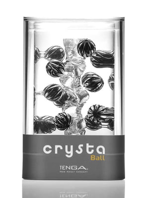 Мастурбатор Tenga Crysta Ball, унікальний рельєф, стимулювальні щільні кульки, прозорий матеріал | 6717296
