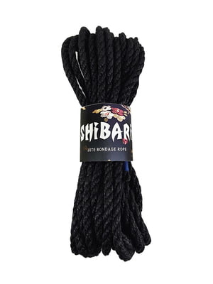 Джутова мотузка для шібарі Feral Feelings Shibari Rope, 8 м чорна | 6717455