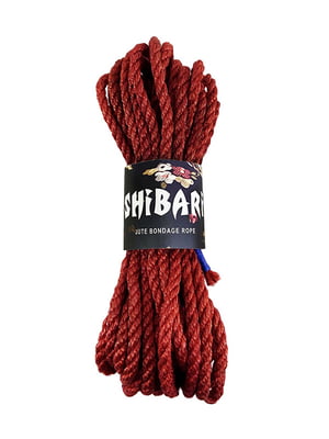 Джутова мотузка для шібарі Feral Feelings Shibari Rope, 8 м червона | 6717456